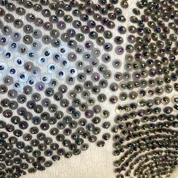 FRENCH CONNECTION Aurora Borealis Beaded Sweater - Picture 5 of 5